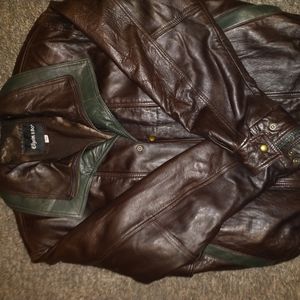 Elzein180 leather coat